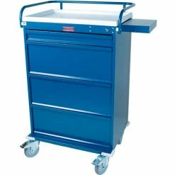 Harloff Value Line Med-Bin Medication Cart 24 Patient Bin Drawers, Yellow - VLT24BIN5