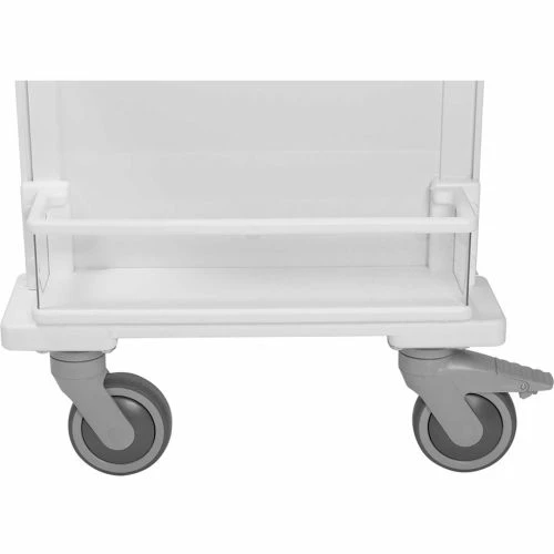 TrippNT Element 01 All Purpose Healthcare Cart, 24"W x 19"D x 36"H, White - Image 6
