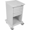 TrippNT 51498 Element 03 Space Saving Medical Cart, 3 Drawers, 24"W x 19"D x 35"H, White