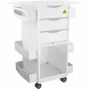TrippNT™ White MRI Core DX Lab Cart with Extended 29" Top, 29"W x 19"D x 34"H