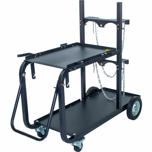 Metal Man® UWC4 - Heavy Duty Single/Dual Bottle Welding Cart - Image 2