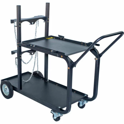 Metal Man® UWC4 - Heavy Duty Single/Dual Bottle Welding Cart - Image 3