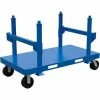 Vestil Heavy Duty Steel Stackable Material Cart 71" x 39" x 45", Blue, 5000lb Capacity