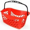 Versacart® Stylish Red Ergonomic Plastic Hand Basket 26 Liter