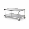 Vollrath® Heavy Duty Mobile Stand, 4087948, Stainless Steel, 48" X 30" X 24"