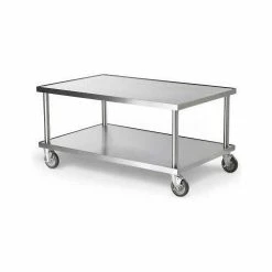 Vollrath® Heavy Duty Mobile Stand, 4087948, Stainless Steel, 48" X 30" X 24"
