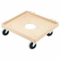 Vollrath® Plastic Rack Dolly W/ 2 Swivel & 2 Fixed Casters, 52292, 20" X 20", 200 Lb. Capacity