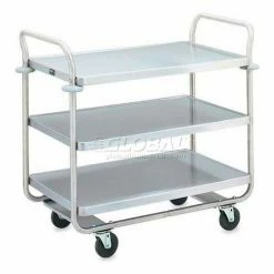 Vollrath® Caravelle Cart, 97168, 3-Shelf, Stainless Steel