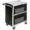 Vollrath® 3 Shelf Bussing Cart, 97181, 300 Lb. Capacity, 4" Casters