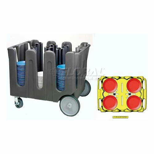 Vollrath® Traex Adjustable Dish Caddy, ADC-2, For Dish Sizes: 1-5/8" - 12-1/2", 2 Divider