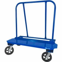 Jescraft DRYWALL CART - 12" X 48" DECK W/ 8" MOLD ON RUBBER CASTERS (4 SWIVEL)