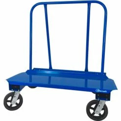 Jescraft DRYWALL CART - 18" X 48" DECK W/ 8" MOLD ON RUBBER CASTERS (4 SWIVEL)