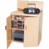 Wood Designs™ Lock-It-Up Audio Center