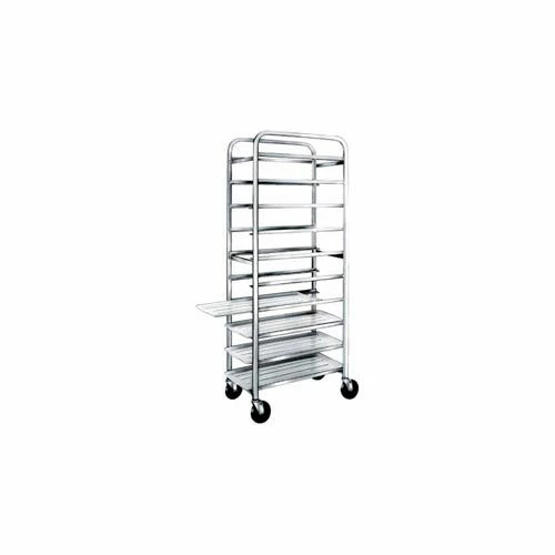 Winholt AL-1210, Aluminum Platter Cart, 12 Trays, 10"