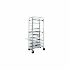 Winholt SS-1212, Stainless Steel Platter Cart, 12 Trays, 12"