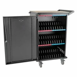 Tripp Lite 36-Device AC Charging Station Cart for Chromebooks and Laptops, Black