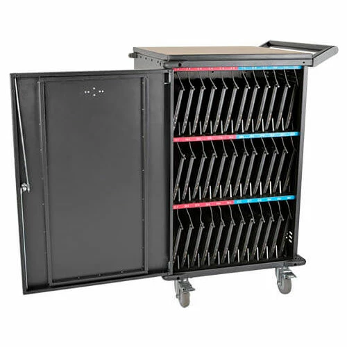 Tripp Lite 36-Device AC Charging Station Cart for Chromebooks and Laptops, Black - Image 2