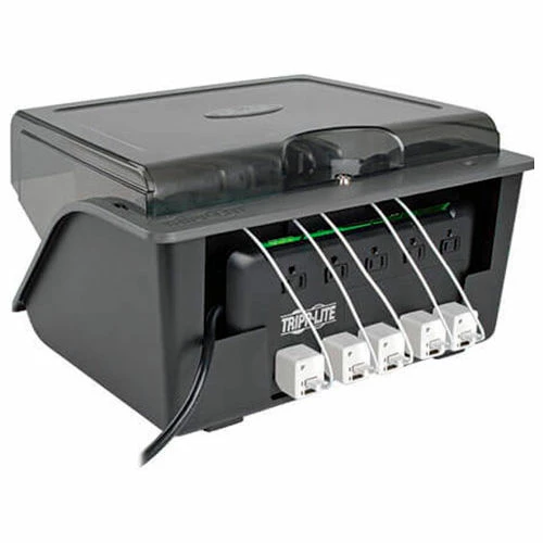 Tripp Lite 10-Device Desktop AC Charging Station for Tablets, Laptops and e-Readers - Image 5