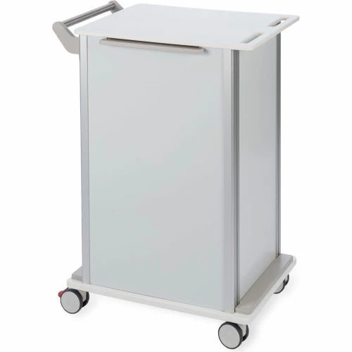 Bowman® Wheeled 5-Drawer Storage Cart with 3" Casters 26"W x 35"H x 18.38"D, White - Image 3