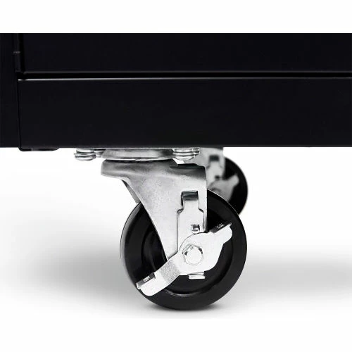 Luxor Laptop/Chromebook Computer Charging Cart For 24 Devices, 31-1/8"W x 21-1/8"D x 40-1/8"H, Black - Image 5