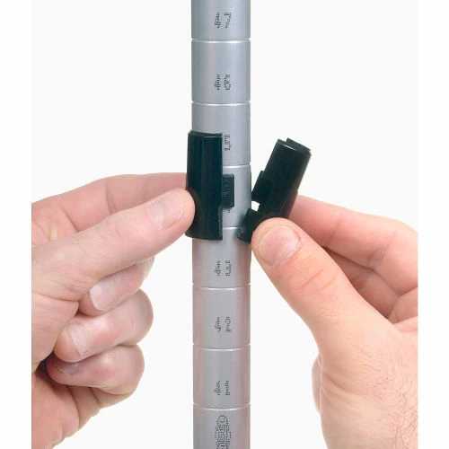 Nexel® Chrome Wire Linen Cart with Nylon Cover, 4 Shelves, 60"L x 24"W x 80"H - Image 8