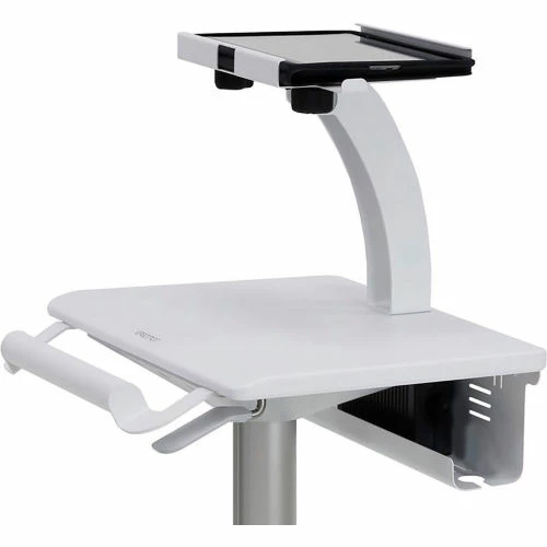 Ergotron® StyleView® SV10 Non-Powered Tablet Cart, White/Aluminum - Image 5